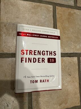 StrengthsFinder 2.0 by Tom Rath - White & Red Paperback